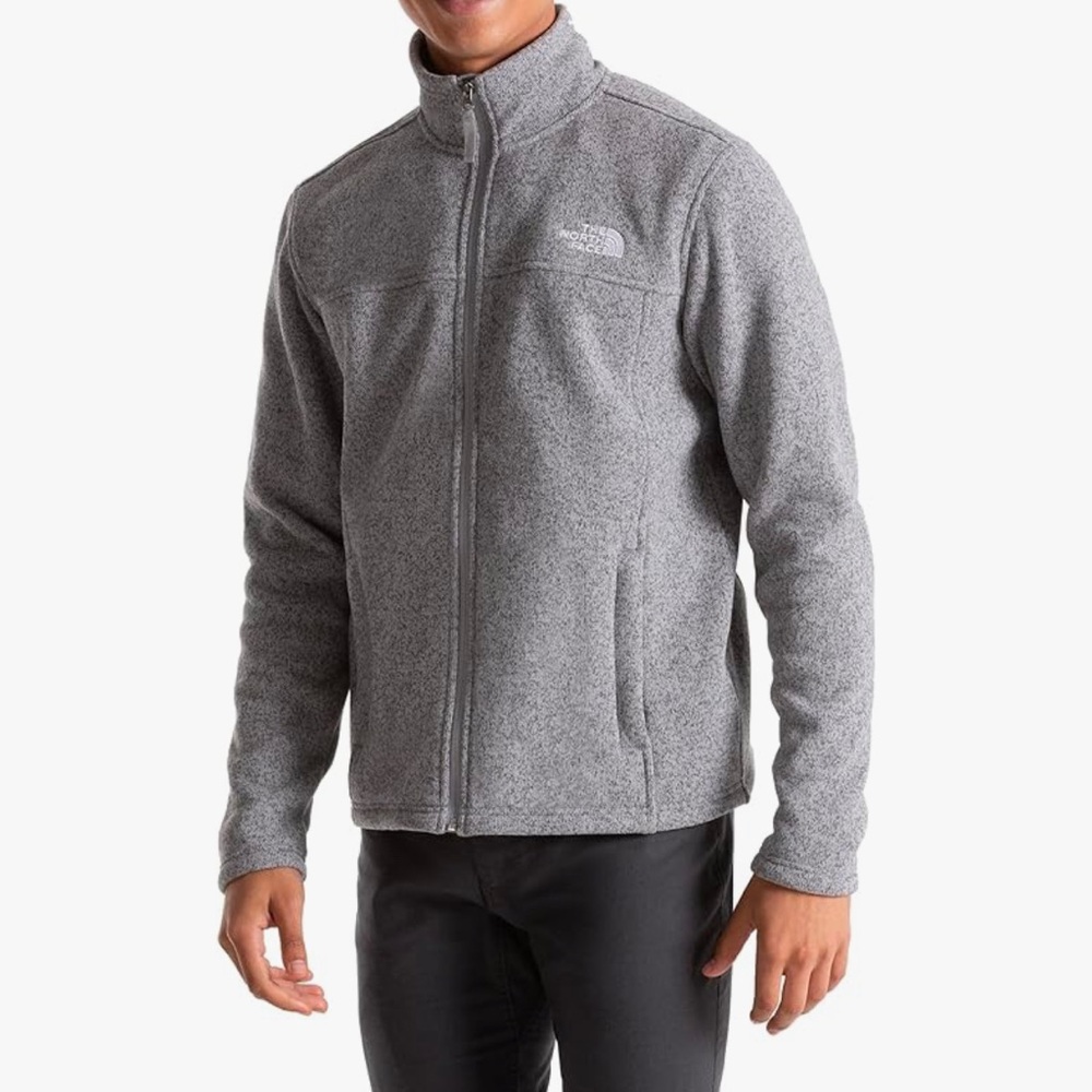 North Face Men’s Gray Zip Up Jacket XXL